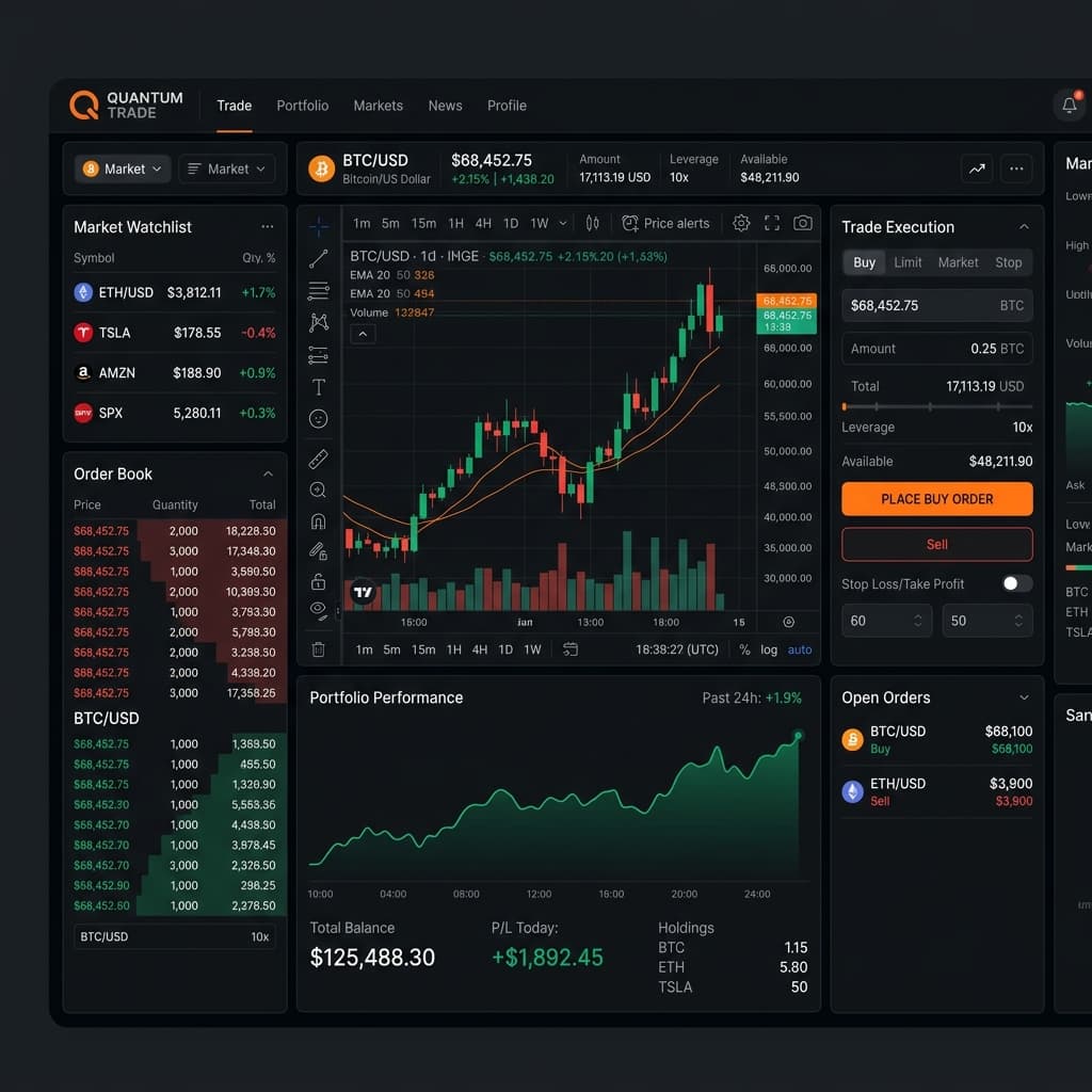 FinTech Trading Platform